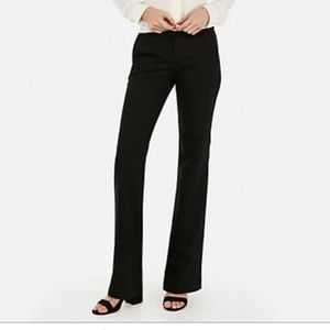 Express Low Rise Flare Editor Pant - Pinstripe